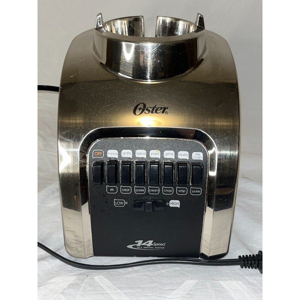 Oster Blender 14 Speed 564A Stainless Motor Base Only Working Condition